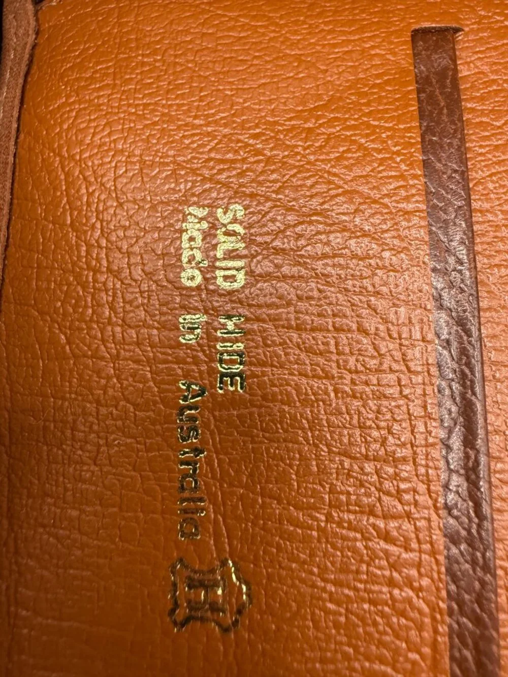 NIB Vintage Henryks Australian Handcrafted Leather Wallet